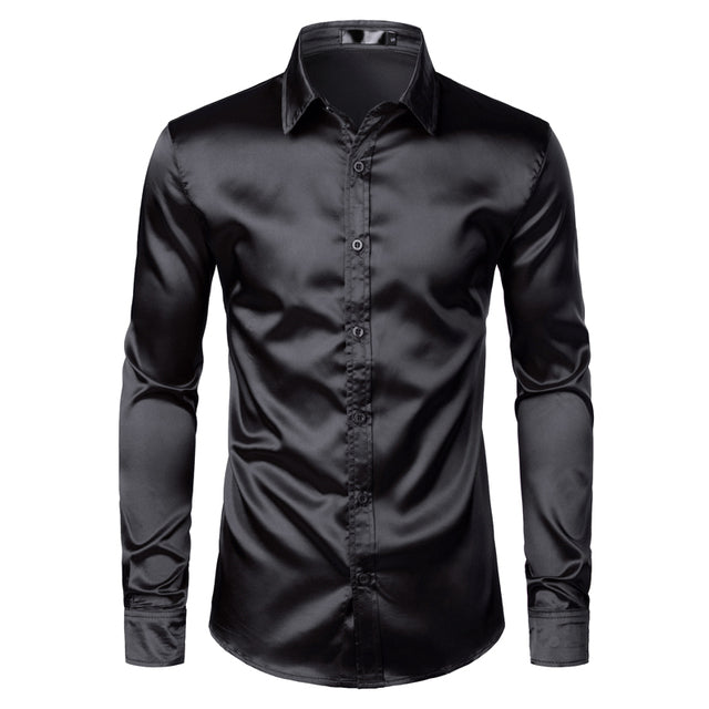 Lightweight Men's Shirt - Lucas-Black-S-Nora Luxe