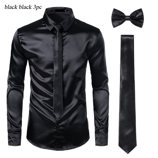 Lightweight Men's Shirt - Lucas-Black-S-Nora Luxe