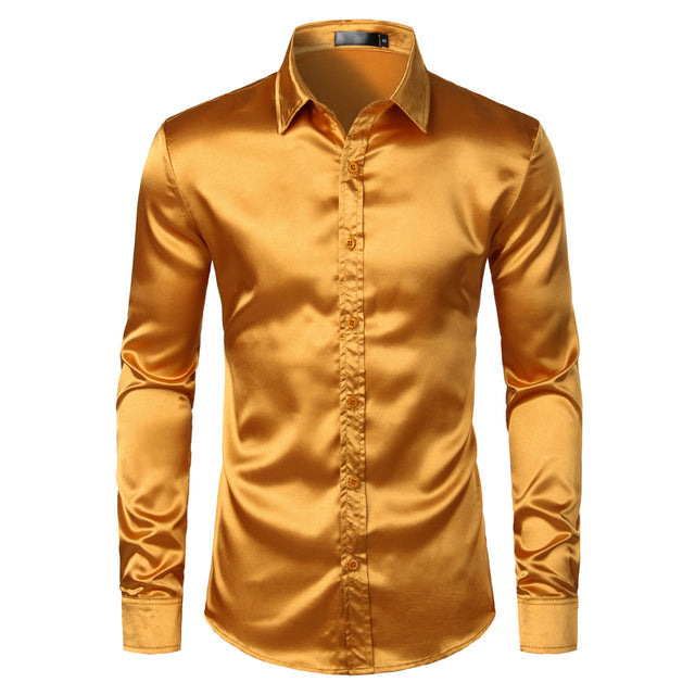 Lightweight Men's Shirt - Lucas-Gold-S-Nora Luxe