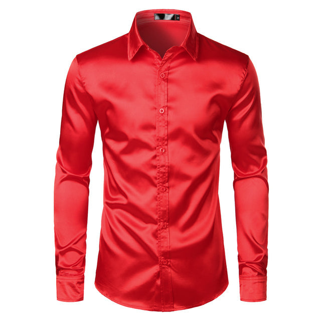 Lightweight Men's Shirt - Lucas-Red-S-Nora Luxe