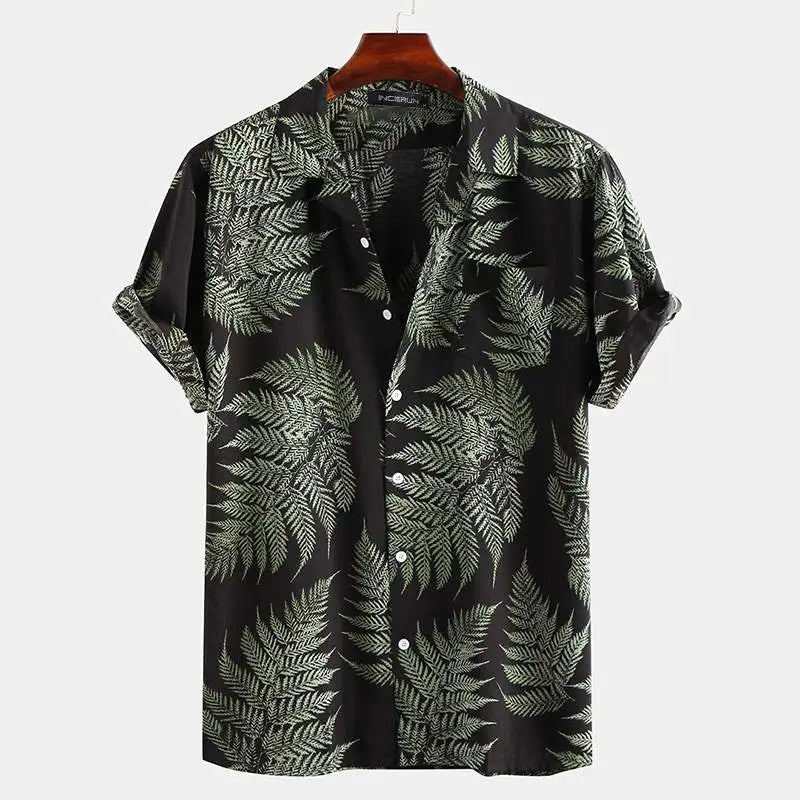 Lightweight Men's Summer Shirt with Modern Cut – Jaxon-Black-S-State of Style