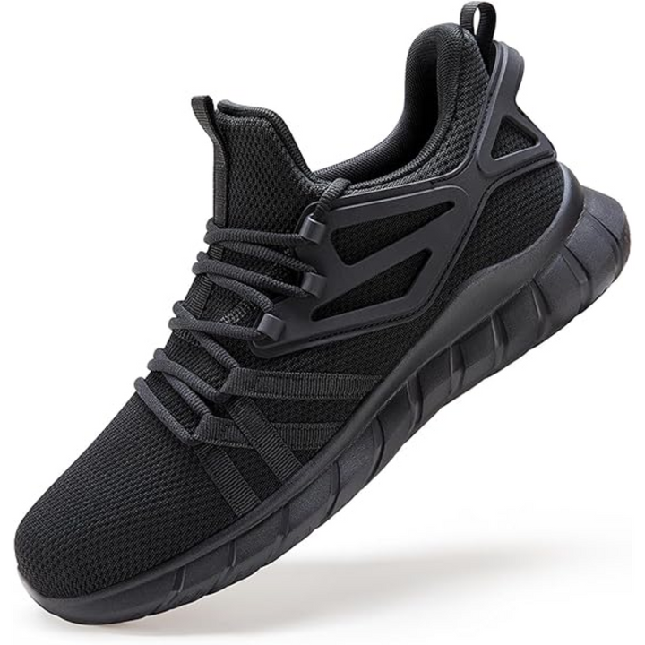 Lightweight Mesh Women's Hiking Sneakers - Georgia-Black-3.0-Nora Luxe