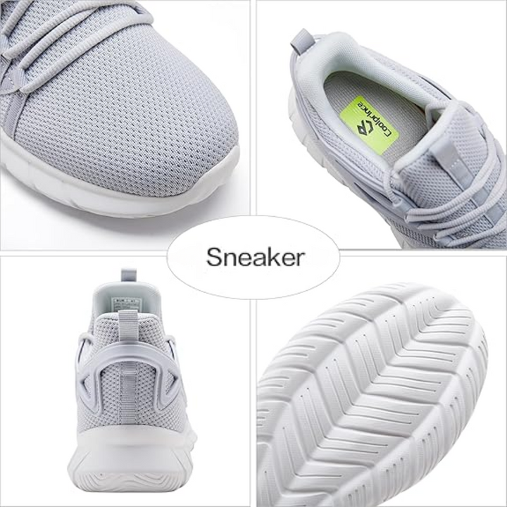 Lightweight Mesh Women's Hiking Sneakers - Georgia-Black-3.0-Nora Luxe