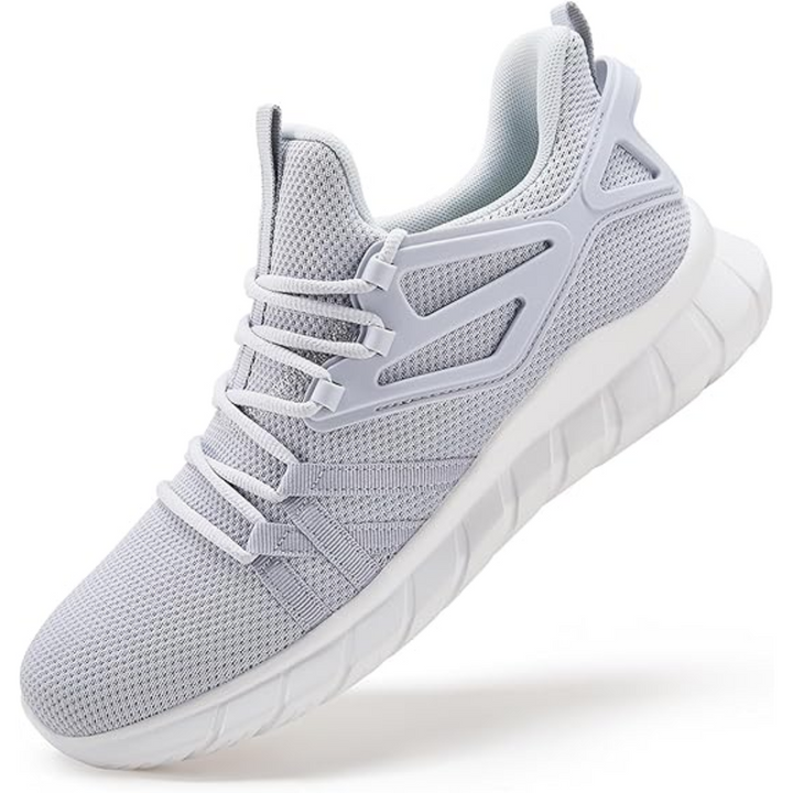 Lightweight Mesh Women's Hiking Sneakers - Georgia-Light Gray-3.0-Nora Luxe