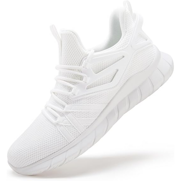 Lightweight Mesh Women's Hiking Sneakers - Georgia-White-3.0-Nora Luxe