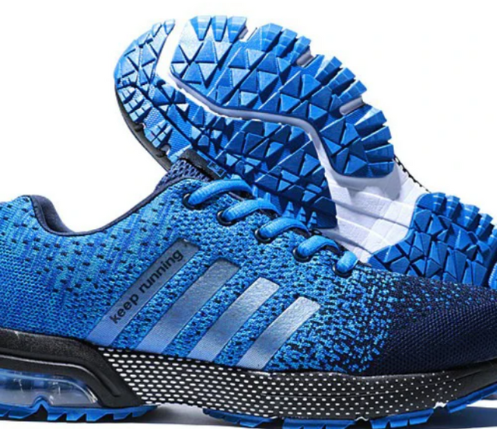 Lightweight Orthopaedic Sneakers - AeroFlex-Blue-3.5-Nora Luxe