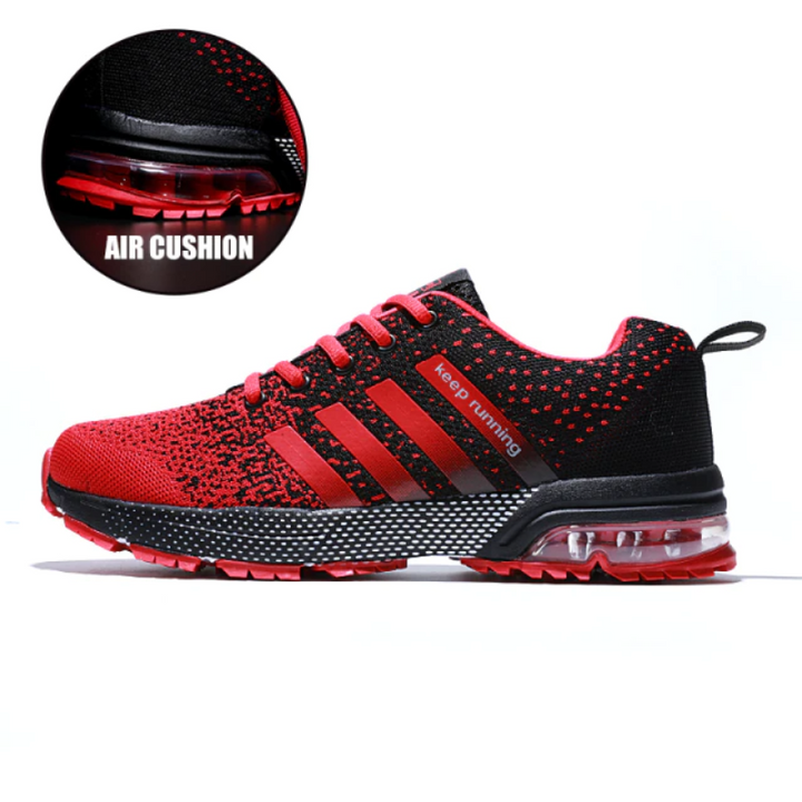 Lightweight Orthopaedic Sneakers - AeroFlex-Red-3.5-Nora Luxe