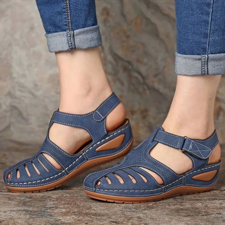 Lightweight Orthopedic Fly Knitted Shoes | Superior Comfort-5-Blue-Nora Luxe