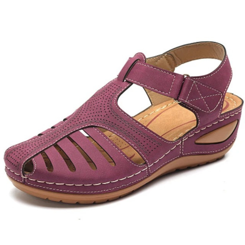 Lightweight Orthopedic Fly Knitted Shoes | Superior Comfort-5-Bordeaux red-Nora Luxe