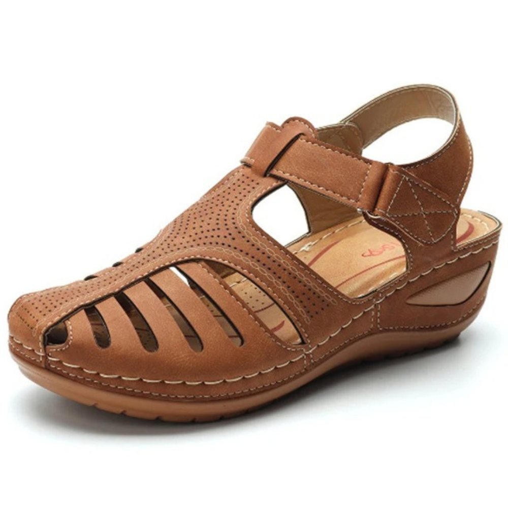 Lightweight Orthopedic Fly Knitted Shoes | Superior Comfort-5-Brown-Nora Luxe