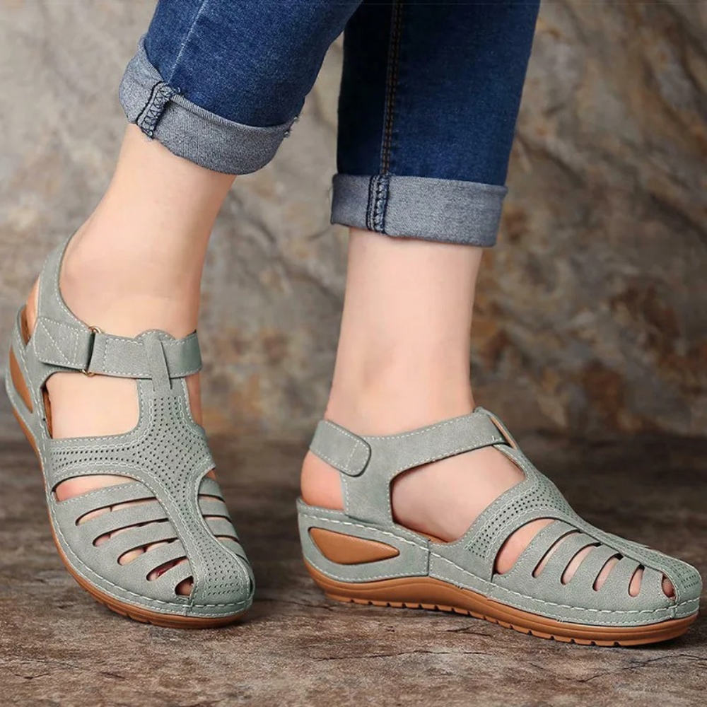 Lightweight Orthopedic Fly Knitted Shoes | Superior Comfort-5-Gray-Nora Luxe