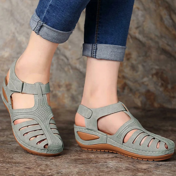 Lightweight Orthopedic Fly Knitted Shoes | Superior Comfort-5-Gray-Nora Luxe