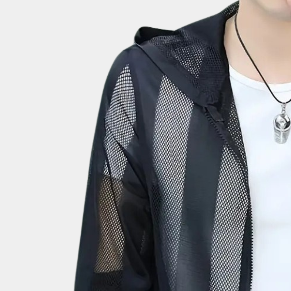 Lightweight Summer Jacket with Hood for Men - Vince-S-Nora Luxe