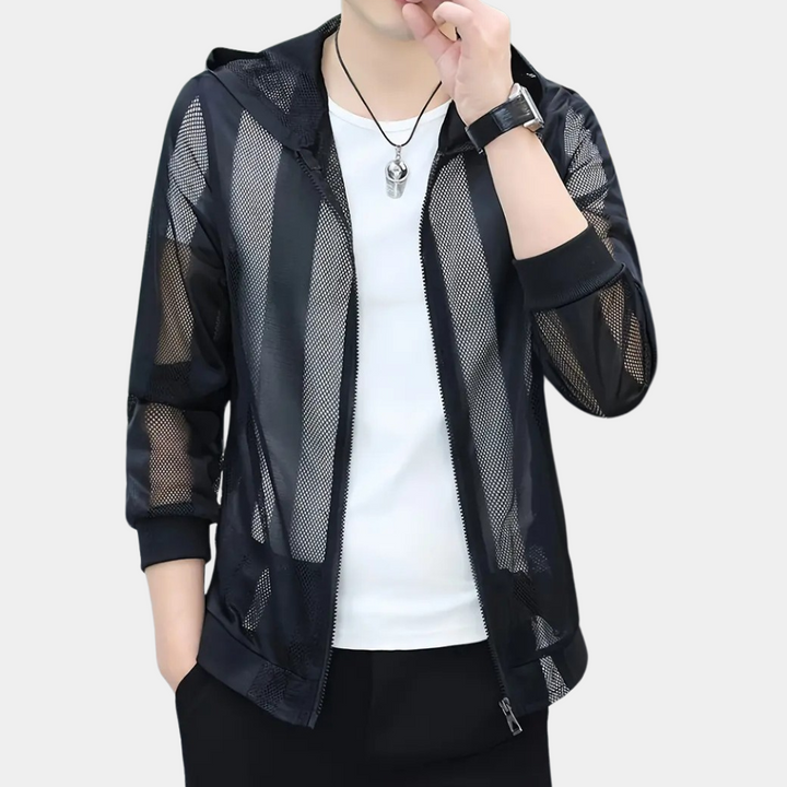 Lightweight Summer Jacket with Hood for Men - Vince-S-Nora Luxe