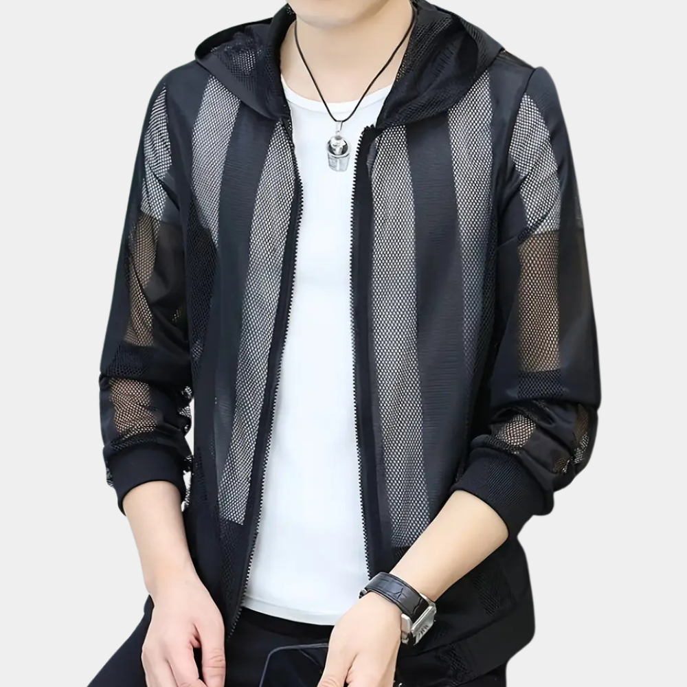 Lightweight Summer Jacket with Hood for Men - Vince-S-Nora Luxe