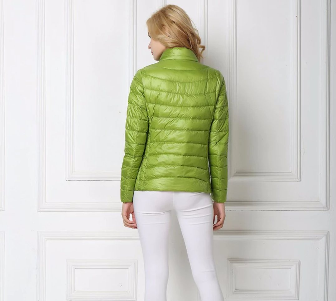Lightweight Waterproof Down Jacket - Urban Shield-Beige-S-Nora Luxe