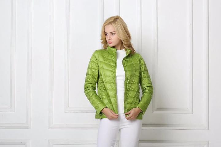 Lightweight Waterproof Down Jacket - Urban Shield-Beige-S-Nora Luxe