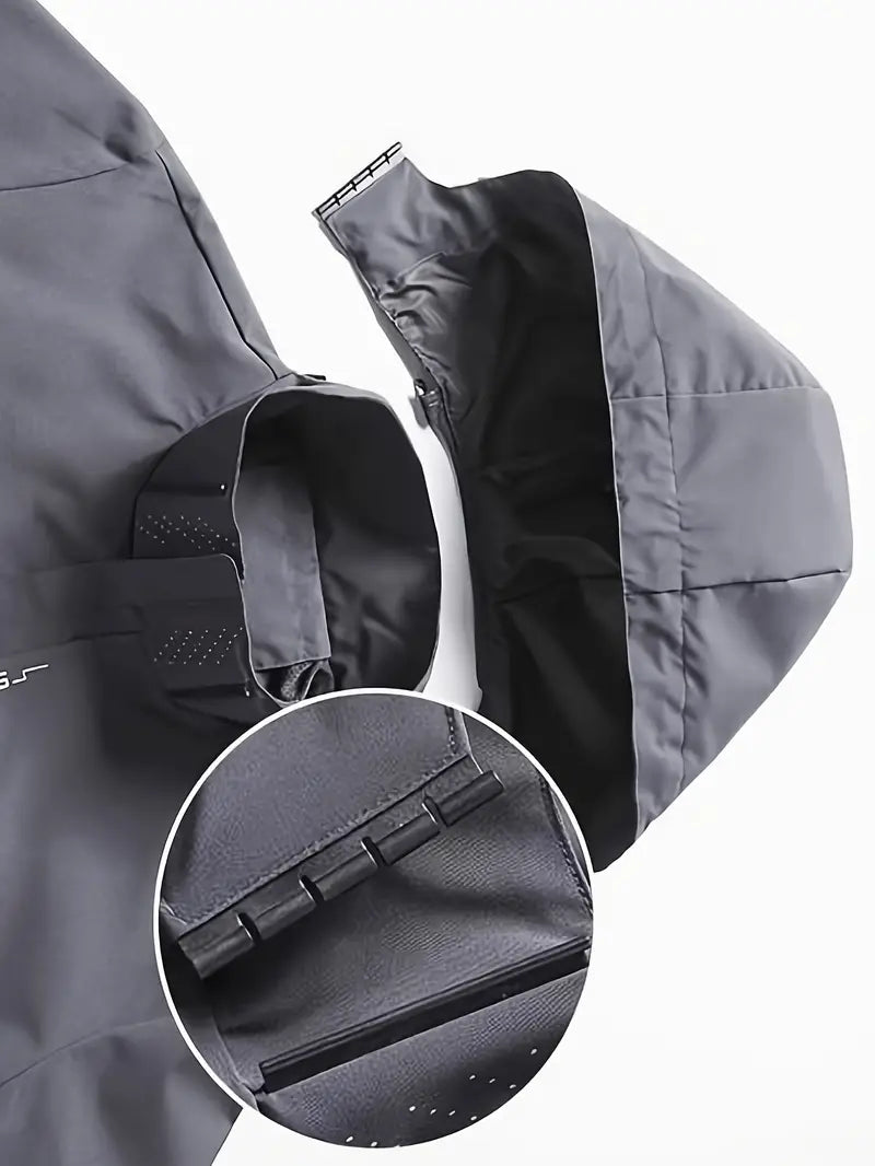 Lightweight Waterproof Jacket for Men - Finn-Black-XS-Nora Luxe