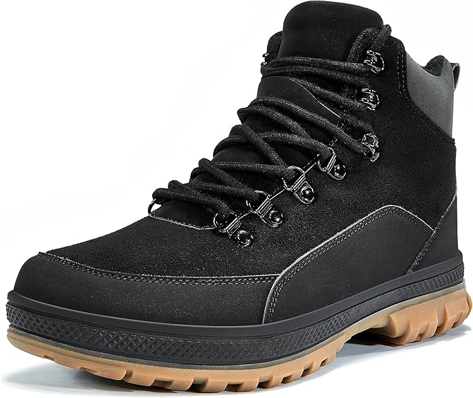 Lightweight Waterproof Men's Walking Shoes - Mark-Black-7.0-Nora Luxe