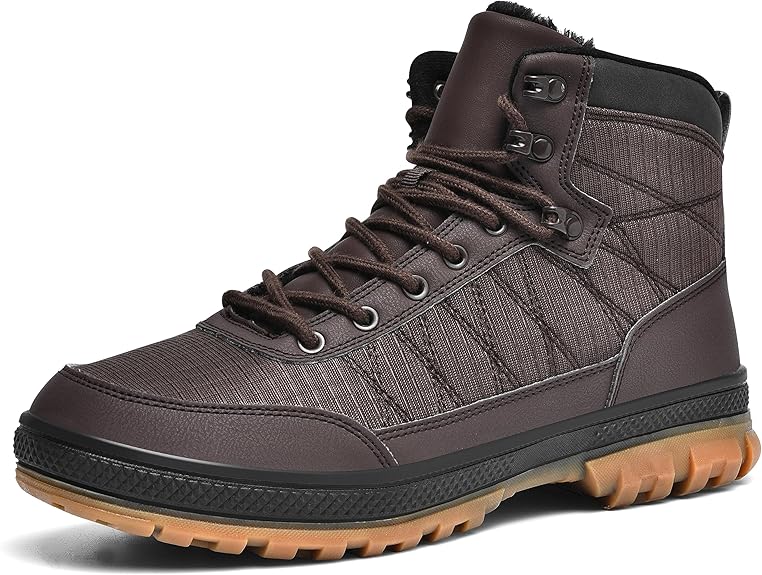 Lightweight Waterproof Men's Walking Shoes - Mark-Dark Brown-7.0-Nora Luxe