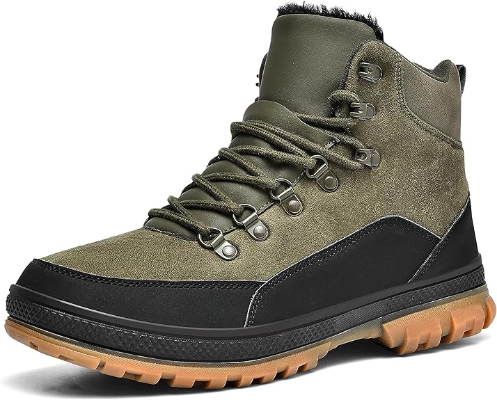 Lightweight Waterproof Men's Walking Shoes - Mark-Green/Black-7.0-Nora Luxe