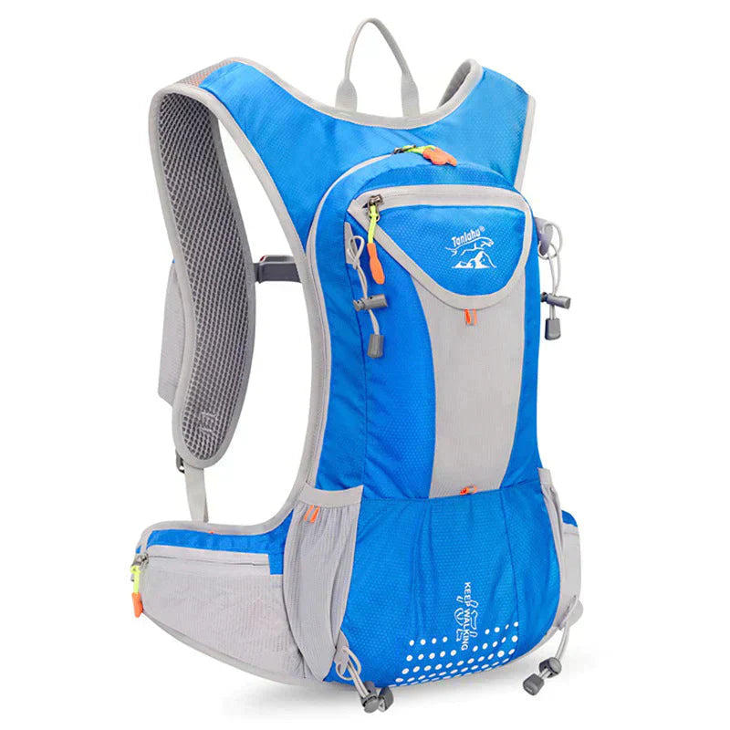 Lightweight, Waterproof & with Integrated Water Bladder - AquaPack-Blue-Nora Luxe