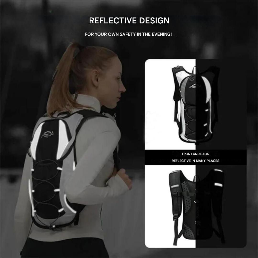 Lightweight, Waterproof & with Integrated Water Bladder - AquaPack-Blue-Nora Luxe