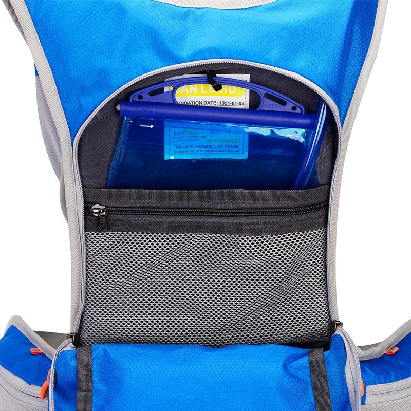 Lightweight, Waterproof & with Integrated Water Bladder - AquaPack-Blue-Nora Luxe