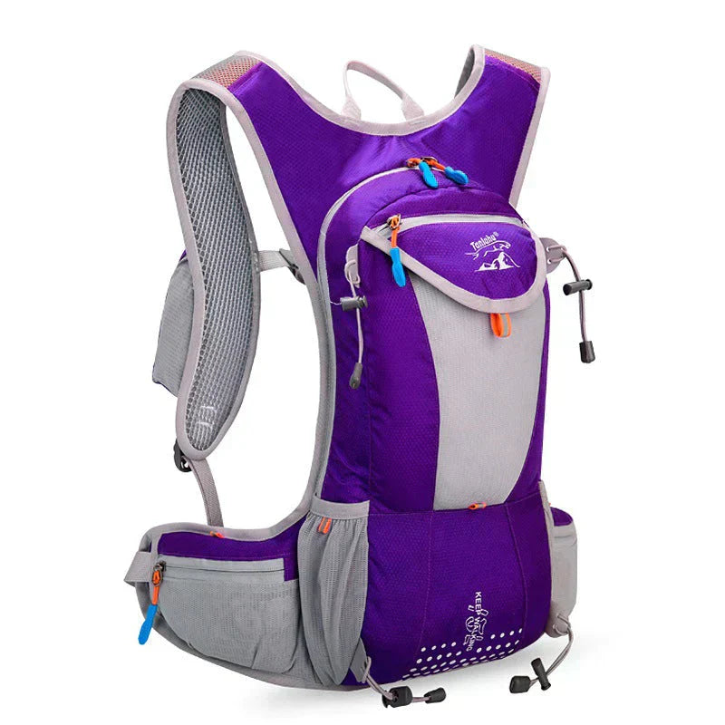 Lightweight, Waterproof & with Integrated Water Bladder - AquaPack-Purple-Nora Luxe