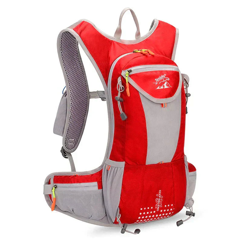 Lightweight, Waterproof & with Integrated Water Bladder - AquaPack-Red-Nora Luxe