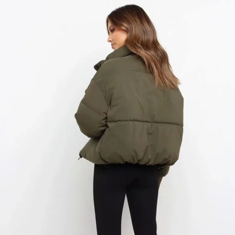 Lightweight Women's Puffer Jacket - Sofia-Light Green-S-Nora Luxe