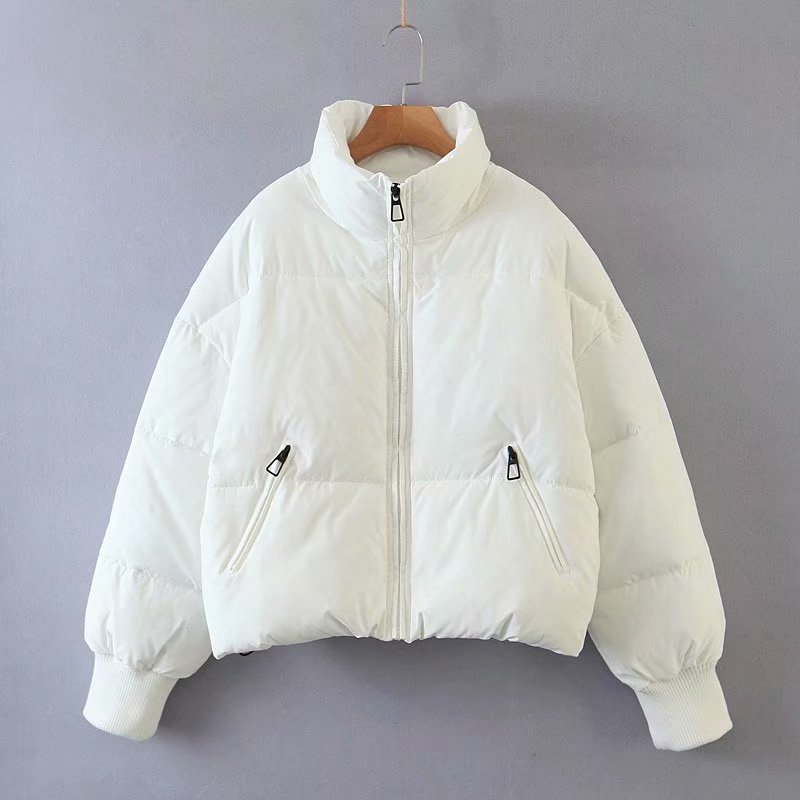 Lightweight Women's Puffer Jacket - Sofia-White-S-Nora Luxe