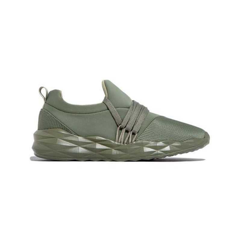 Lightweight Women's Sneakers - Zoya-Green-4.5-The Livary