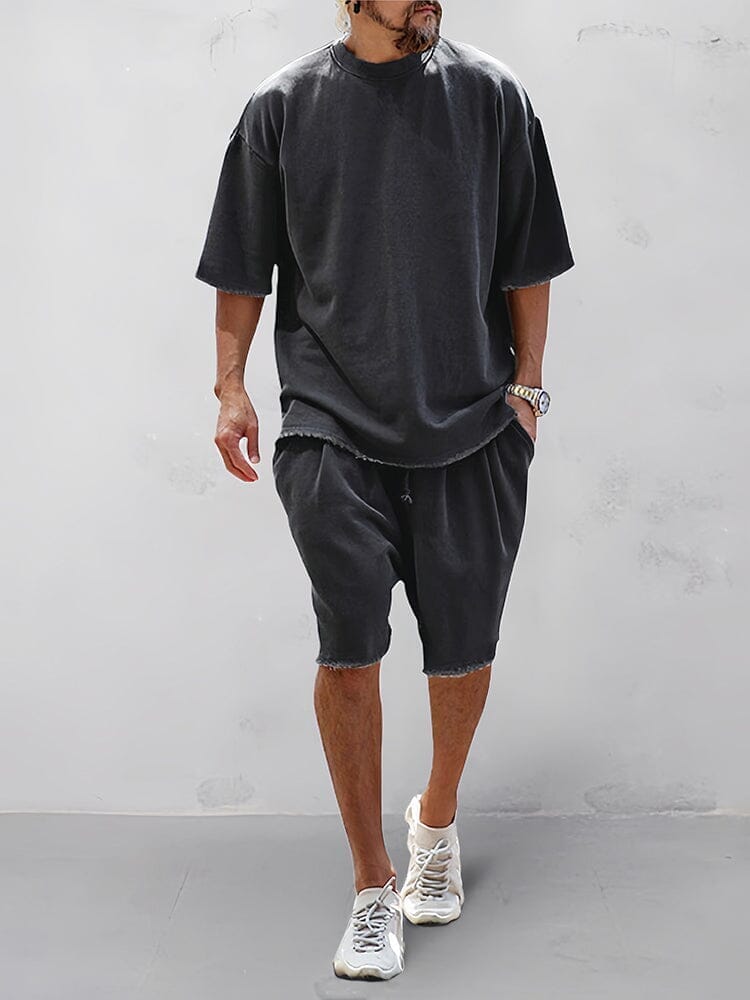 Locking leisure sports set for men – Farid-Black-M-Nora Luxe