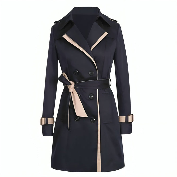 Long Women's Trench Coat - Sophie-Black-S-Nora Luxe