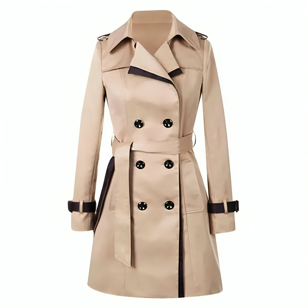 Long Women's Trench Coat - Sophie-Khaki-S-Nora Luxe