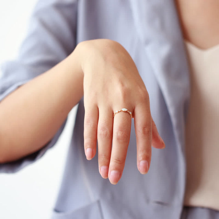 "Love and Sincerity" - Opal Vintage Ring - Isabella-1.93 in-Nora Luxe