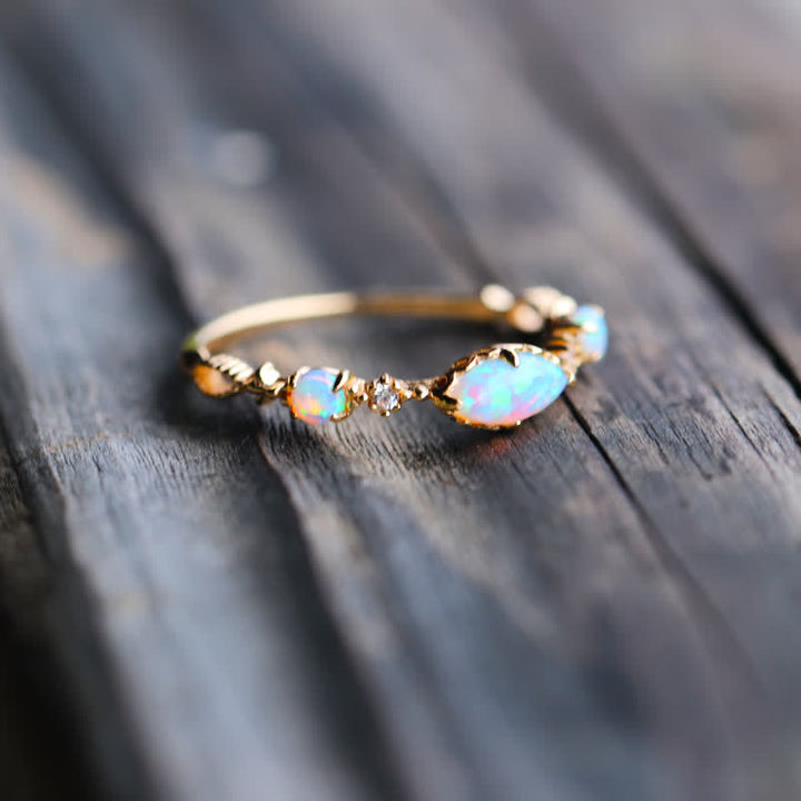 "Love and Sincerity" - Opal Vintage Ring - Isabella-1.93 in-Nora Luxe
