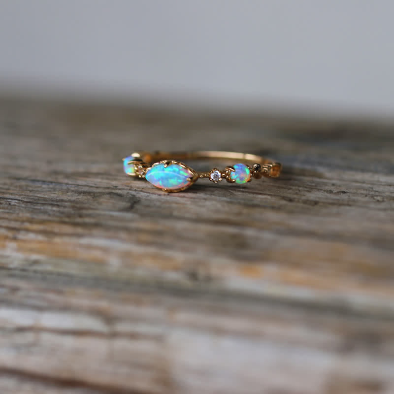 "Love and Sincerity" - Opal Vintage Ring - Isabella-1.93 in-Nora Luxe