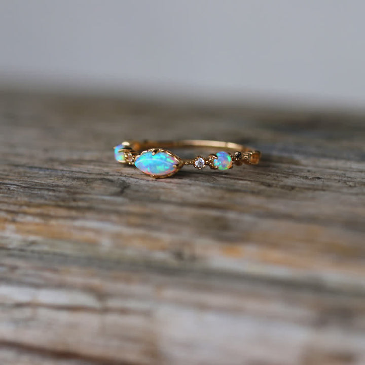"Love and Sincerity" - Opal Vintage Ring - Isabella-1.93 in-Nora Luxe