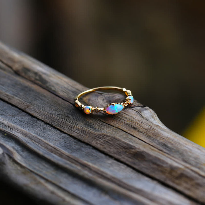"Love and Sincerity" - Opal Vintage Ring - Isabella-1.93 in-Nora Luxe