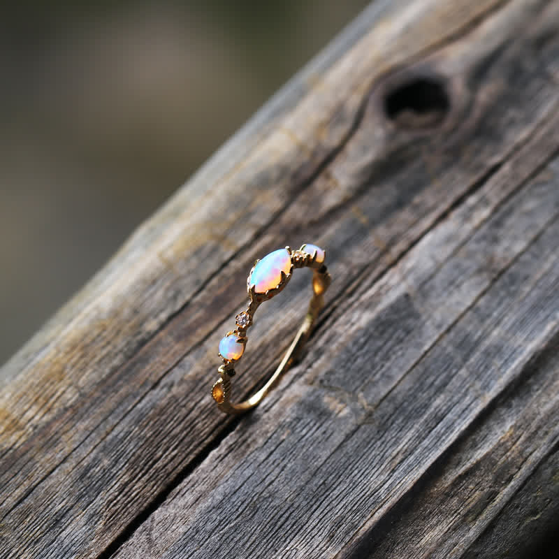 "Love and Sincerity" - Opal Vintage Ring - Isabella-1.93 in-Nora Luxe