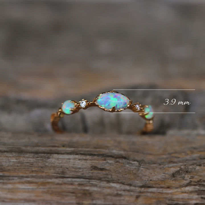 "Love and Sincerity" - Opal Vintage Ring - Isabella-1.93 in-Nora Luxe
