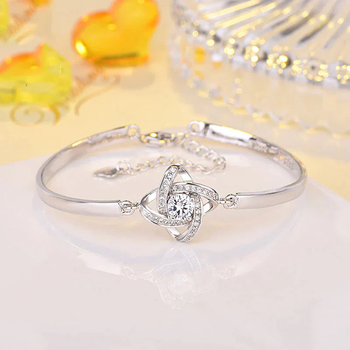 Love Knot Bracelet | Elegant Women's Jewellery | Adjustable Chain-Nora Luxe