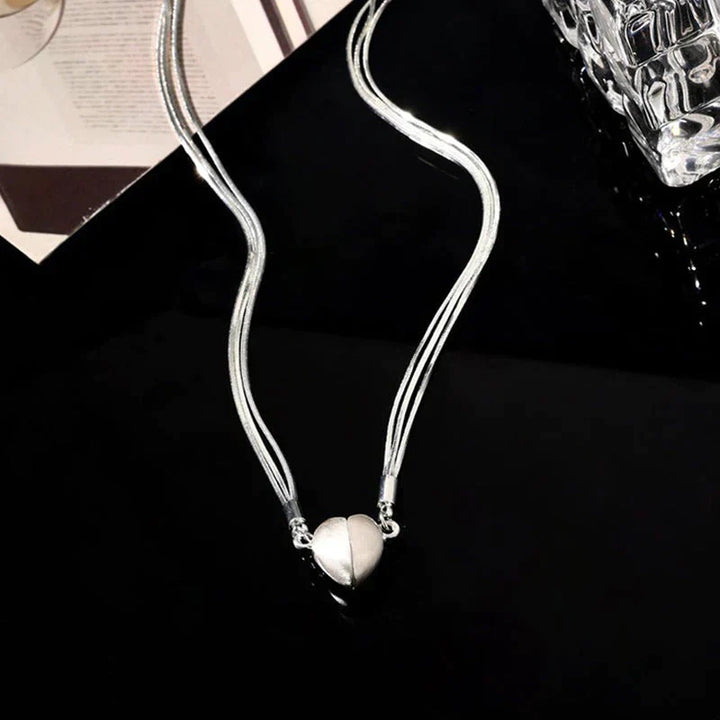 Love Magnet Pendant Necklace-Nora Luxe
