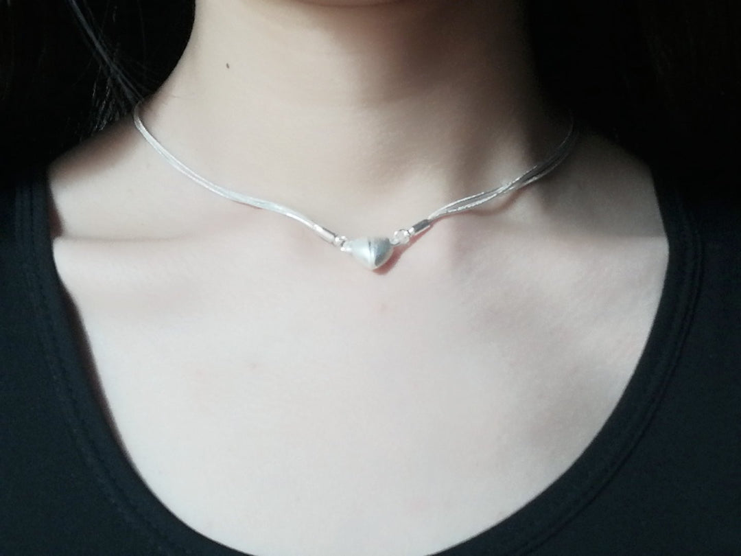 Love Magnet Pendant Necklace-Nora Luxe
