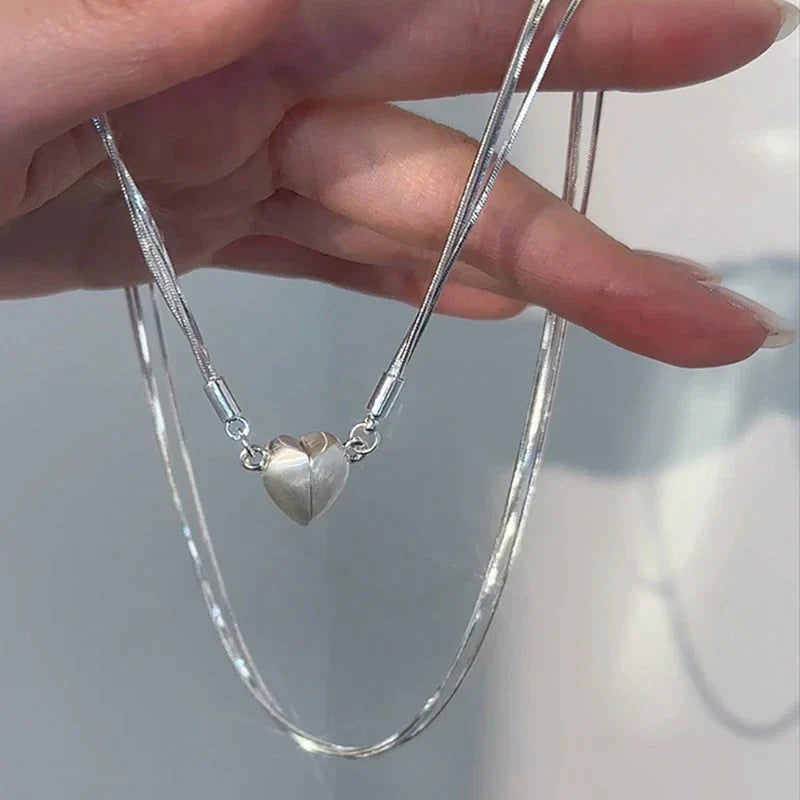 Love Magnet Pendant Necklace-Nora Luxe