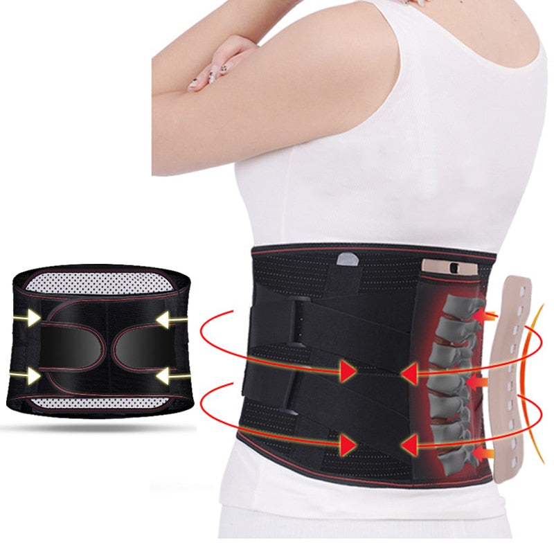 Lumbar Back Brace – Thijmen-Black-S-The Livary