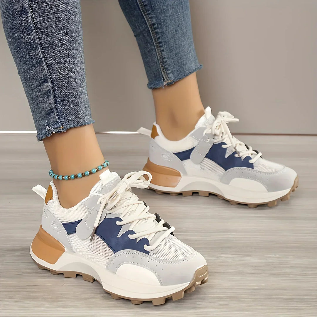 Luna Ademend Sports Trainers | Comfortable & Non-slip Design-12-Gray-Nora Luxe