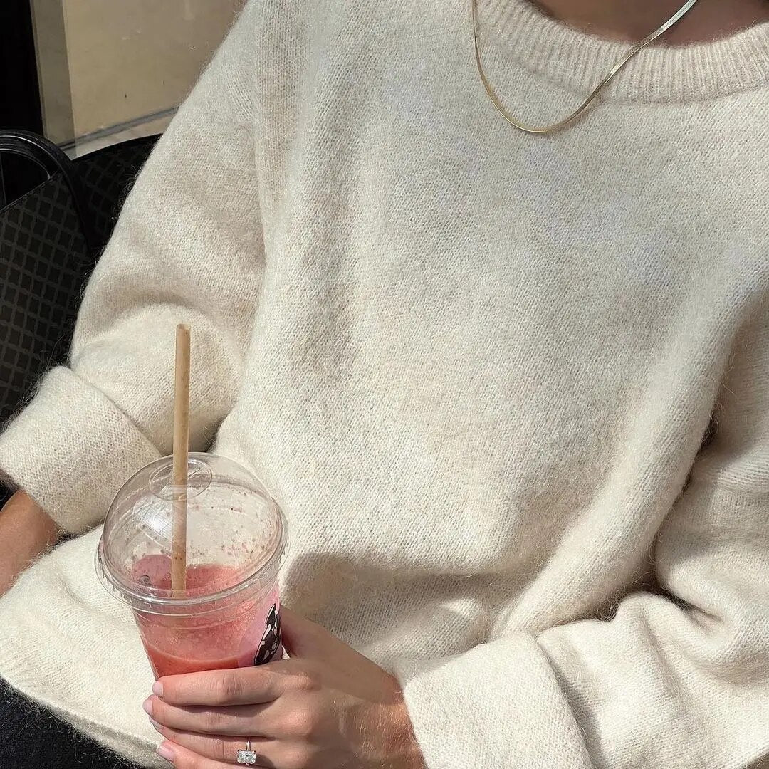 Luna Sweater-Apricot-S-Nora Luxe